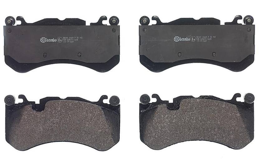 Mercedes Disc Brakes Kit -  Pads Front (Low-Met) 008420412028 - Brembo P50142